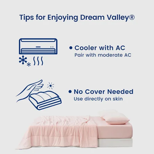 Miniatura 5 de Dream Valley® Outlast® Deepsleep Edredón Refrescante, Tamaño Throw, Manta Refrescante con Tecnología Espacial Grado NASA para Personas que Duermen