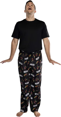 Miniatura 3 de Marvel Iron Man - Pantalones de pijama retro con estampado de cómic para hombre
