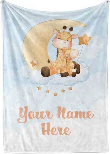Miniatura 7 de Mantas de bebé personalizadas con nombre Manta de oso personalizada para bebés niñas y niños Manta unisex de forro polar suave y cálida Minky