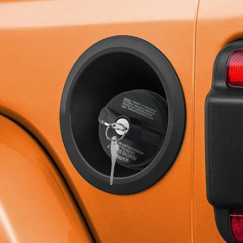 Miniatura 6 de BEYPOVK Tapa de gas con bloqueo, cubierta del tanque de combustible con 2 llaves compatible con Chevy Silverado Camaro, Toyota 4Runner, Cadillac