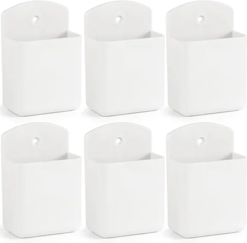 Miniatura 11 de Soporte de pared para control remoto, 6 unidades, soporte para control remoto de TV, soporte para controlador autoadhesivo, soporte para bolígrafo