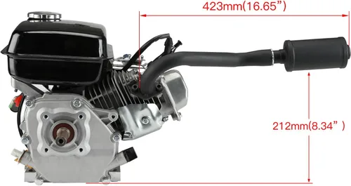 Miniatura 3 de Kit de Silenciador de Tubo de Escape FVRITO para Predator No Hemi 212cc 196cc 6.5hp Coleman Powersports KT196 CK196 RTK200 BK200 Go Kart TrailMaster
