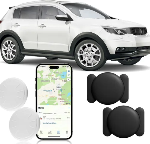 Miniatura 10 de Hongtop - Rastreador GPS para vehículos sin tarifa mensual, mini rastreador GPS para automóvil en tiempo real, funciona con Apple Find My(solo iOS)