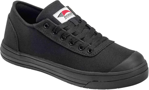 Avenger Work Boots Top bajo para hombre Negro/Negro