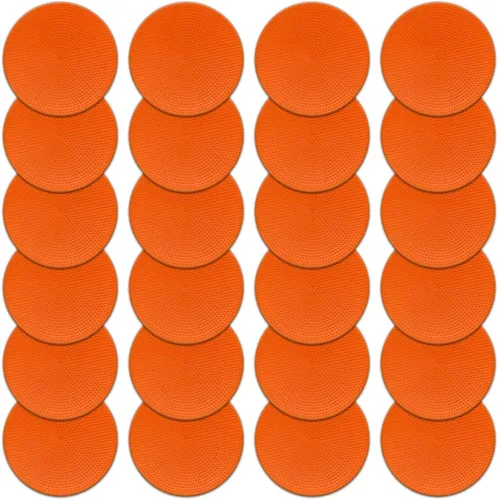 Miniatura 13 de Marcadores de punto de polietileno de 4 pulgadas/9 pulgadas, de goma antideslizante, marcadores de agilidad de conos de campo plano, puntos de suelo