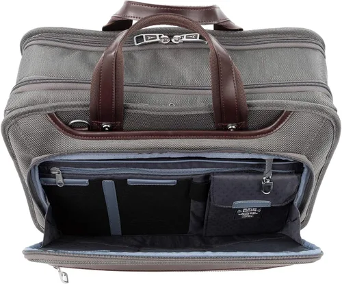 Miniatura 6 de Travelpro Platinum Elite - Maletín de negocios expandible de 16 pulgadas, Gris Vintage, 16 - pulgadas, Platinum Elite - Maletín de negocios