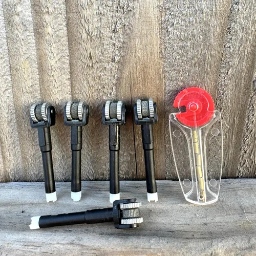 Miniatura 8 de Piezas de mecanismo de encendedor de barril de piedra de pedernal de rueda de repuesto compatible con mechero Clipper un lote de 5