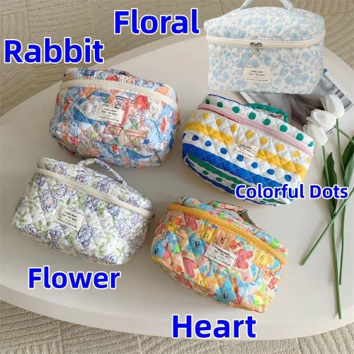 Miniatura 5 de Bolsa de Maquillaje Fcteap para Viaje, Esenciales de Viaje, Bolsa de Cosméticos Acolchada, Organizador de Artículos de Aseo, Inserción