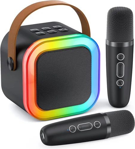 Mini máquina de karaoke para niños y adultos, 2026, los mejores regalos de cumpleaños para niñas y niños de 3, 4, 5, 6, 7, 8 años, juguetes para