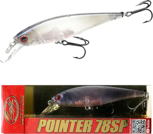 Miniatura 12 de Señuelos de pesca LUCKY CRAFT Pointer 78SP, señuelos de lubina y trucha de agua dulce de 3", suspensión de 4 pies a 5 pies de profundidad, Jerkbait