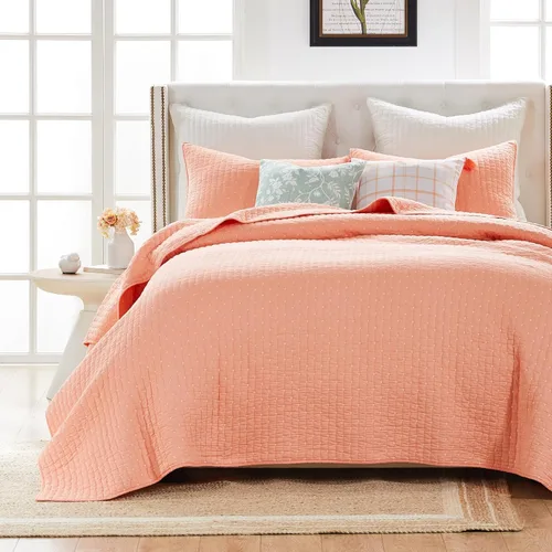 Miniatura 11 de Greenland Home - Juego de ropa de cama texturizada, 2 piezas, tamaño individual/XL, cosmo cambray