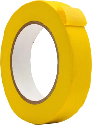 Miniatura 47 de WOD MTC5 Cinta de Enmascarar de Color, Negro, 1 pulgada x 60 yardas. Cinta Colorida para Maestros y Pintores para Arte y Manualidades Divertidas