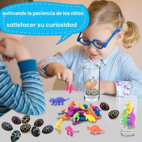 Miniatura 7 de 60 huevos de dinosaurio para incubar para niños, regalos de fiesta, regalos de Navidad para nietos, huevos de dinosaurio novedosos para crecer