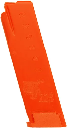 Miniatura 9 de American Safety Trainers - Revistas de entrenamiento de polímero sólido no funcionales, color naranja resplandeciente, fabricado en Estados Unidos