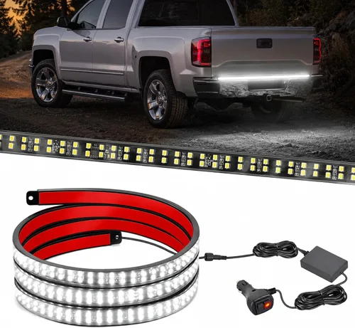 Miniatura 15 de Nilight - Tira de luz LED para plataforma trasera de 30 pulgadas de UTV, 204 LED, luces de freno ámbar, luces intermitentes rojas, compatible
