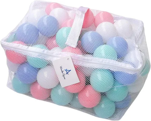 Wonder Space pelotas de pozo blandas, sin productos químicos, a prueba de aplastamientos, bola de plástico oceánica, sin BPA sin olor, seguras para