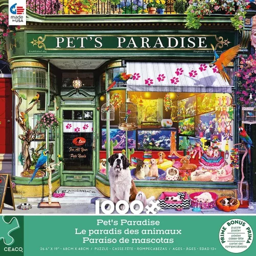 Miniatura 3 de Ceaco - Shop Windows - Pet's Paradise - Rompecabezas de 1000 piezas
