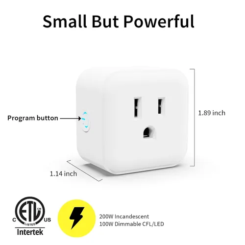 Miniatura 8 de Minoston Regulador de salida Z-Wave, enchufe inteligente Z-Wave serie 800, requiere concentrador Z-Wave, compatible con Alexa y Google Assistant