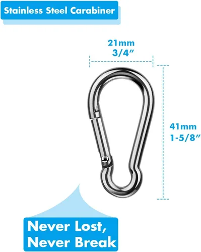 Miniatura 4 de Estuche para auriculares, Estuche para auriculares Cridoz de EVA con mosquetón de acero inoxidable para auriculares inalámbricos, Organizador