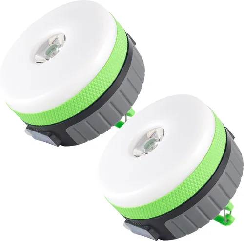 Miniatura 15 de LIT-PaTH - Linterna LED para campamento, luz recargable con base magnética, 4400 mAh, kit de supervivencia para emergencias, huracanes, cortes