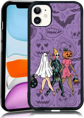 Funda de teléfono de Halloween para mujer, diseño de fantasma, para iPhone 11, TPU a prueba de golpes, funda protectora para iPhone, globo ocular,