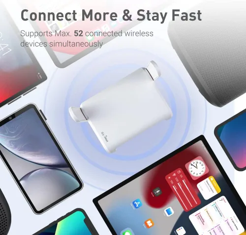 Miniatura 9 de GL.iNet GL-SFT1200 (Opal) Enrutador WiFi Portátil de Viaje, Mini Enrutador Inalámbrico VPN para Módem de Fibra Óptica, Repetidor WiFi de Internet