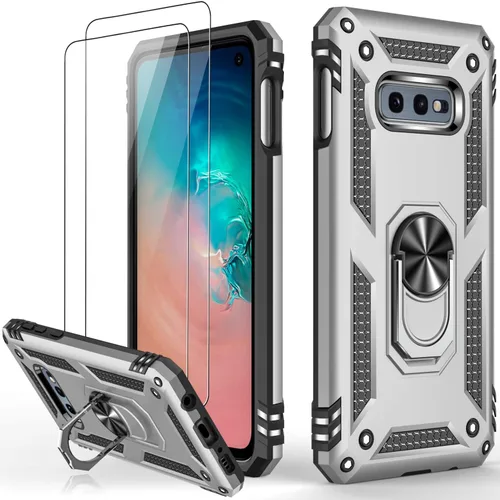 Miniatura 14 de IKAZZ Funda para Galaxy A10e con protector de pantalla, grado militar, a prueba de golpes, resistente, pasa prueba de caída de 16 pies con soporte