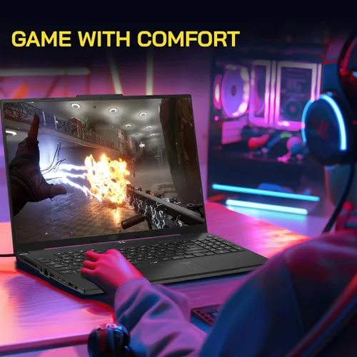 Miniatura 9 de asus TUF A16 - Laptop para juegos FHD de 16 pulgadas y 165 Hz, AMD Ryzen 7-7735HS, gráficos Radeon RX7600S V8G, RAM DDR5 de 32 GB, SSD PCIe de 1 TB