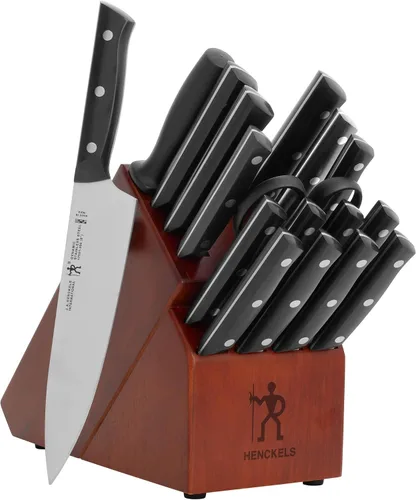Miniatura 14 de HENCKELS Dynamic Razor-Sharp - Juego de cuchillos de 12 piezas, cuchillo de chef, cuchillo de pan, cuchillo de carne, diseño alemán informado por