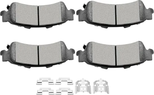 Miniatura 17 de SCITOO Juego de pastillas de freno de cerámica traseras D865 para Acura MDX 2001-2006, Honda Odyssey 2002-2004, Honda Pilot 2003-2008