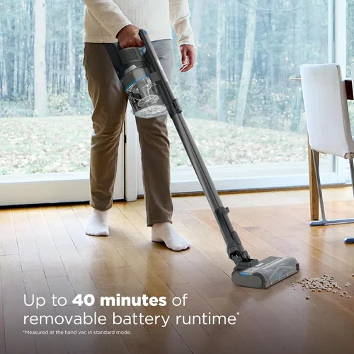 Miniatura 6 de Aspiradora inalámbrica Shark PowerPro Reveal Plus, tecnología FloorDetect y Dirt-Reveal, filtro HEPA, para alfombra y suelo duro, recargable