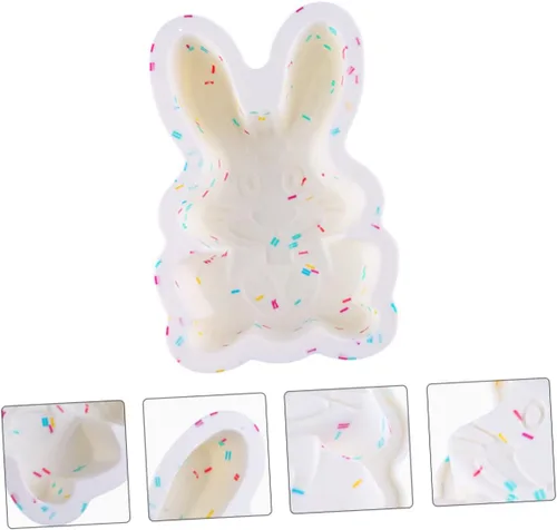 Miniatura 3 de SHOWERORO Moldes de silicona para pasteles de Pascua, diseño resistente y ligero multiusos