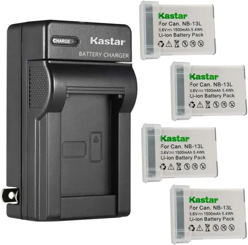 Miniatura 7 de Kastar Reemplazo del cargador de batería de pared de CA para Canon PowerShot SX720 HS, PowerShot SX730 HS, PowerShot SX740 HS, G1 X Mark III