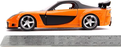 Miniatura 3 de Jada Fast & Furious 1:32 Han's Mazda RX-7 y Toyota GR Supra - Paquete doble de autos fundidos, juguetes para niños y adultos