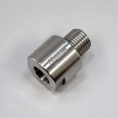 Miniatura 2 de Hurricane Turning Tools, Adaptador de husillo de cabezal para torno de madera, convierte husillo de 1 "x 8 TPI a 1 1/4" x 8 TPI