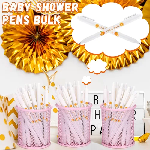 Miniatura 4 de Ireer 36 bolígrafos para baby shower, regalos a granel para invitados, juegos neutros de revelación de género, premios de baby shower, recuerdos