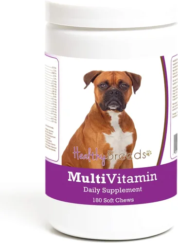 Miniatura 28 de Healthy Breeds Bulldog francés multivitamínico suave masticable para perros 180
