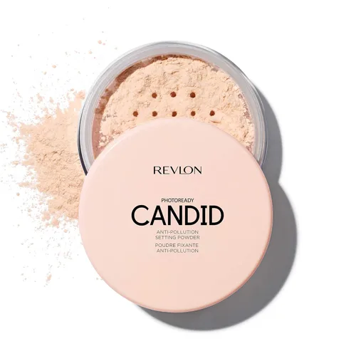 Revlon PhotoReady - Polvo fijador, maquillaje facial difuminador sincero, anticontaminación, ligero y transpirable, alto pigmento, acabado natural,