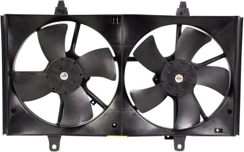 Miniatura 124 de TRQ Conjunto de ventilador de refrigeración dual del radiador compatible con Toyota Highlander 2008-2013 TO3115155