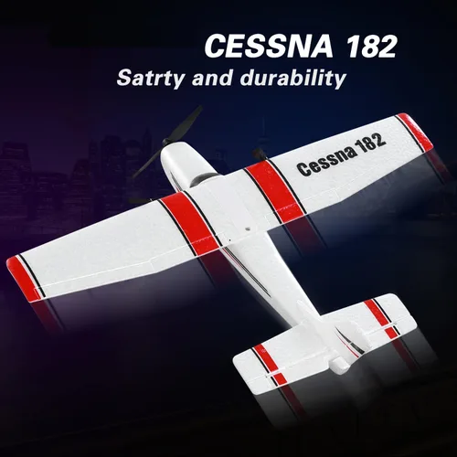Miniatura 3 de Avión RC, avión RC, 2.4 GHz, 2 canales RTF RC con giroscopio de 3 ejes para principiantes, juguetes fáciles de acelerar con 2 baterías adicionales