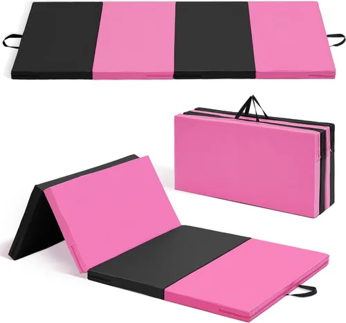 Miniatura 14 de ZENOVA Colchoneta de gimnasia 6'x3'x2''/4'x8'x2'' Colchoneta de ejercicio Colchoneta de gimnasio para aeróbicos en casa Entrenamiento Colchoneta