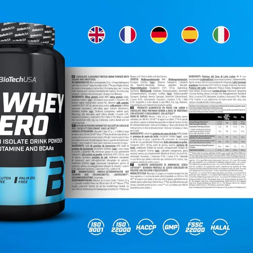 Miniatura 4 de Iso Whey Zero - 5.0 lbs - Chocolate - Biotech por BiotechUSA