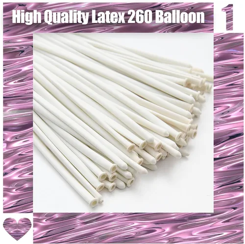 Miniatura 2 de 100 globos largos de látex DIY 260 globos para decoración de cumpleaños, bodas, decoración de fiestas, lazos (negro)