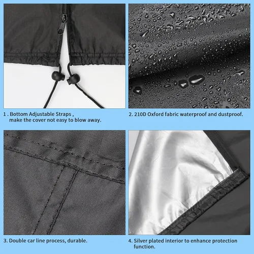 Miniatura 3 de Cubierta para cinta de correr, plegable, impermeable, para máquina de correr plegable, para interiores y exteriores
