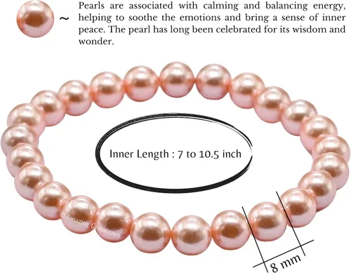 Miniatura 652 de Amazing Gemstone Crystal Bracelet for Women Men's Gifts - Protection Healing Crystal Bracelet - 8mm Gemstone Beaded Stretchable Bracelet Pulseras