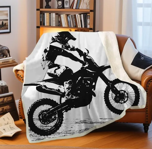 Manta de música de calavera, auriculares punk rock de rayas blancas, sherpa de felpa en 3D, niños, hombres, mujeres, mantas de lana de 50 x 60