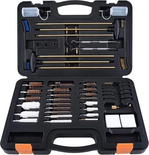Miniatura 7 de BOOSTEADY Kit de Limpieza Universal de Armas Kit de Limpieza de Escopeta y Pistola con Estuche de Transporte Organizado y Ligero Suministros