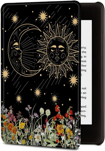 Miniatura 17 de BVDIKMI Funda para Kindle de 6 pulgadas (versión 11ª generación 2022), funda delgada de piel sintética con encendido y apagado automático para Retro