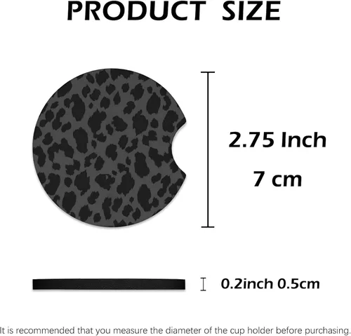Miniatura 3 de KARREAL Posavasos para Tazas de Automóvil, Insertos Antideslizantes de Goma de Neopreno para Portavasos, Accesorios de Interior de Automóvil