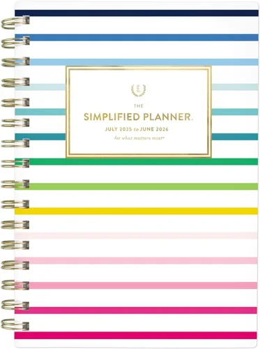 Miniatura 11 de AT-A-GLANCE Planificador académico 2025-2026, simplificado por Emily Ley, semanal y mensual, 5-1/2 x 8-1/2 pulgadas, pequeño, pestañas mensuales